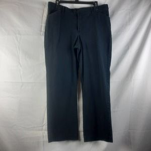 Lee comfort fit waist band Black Chino Style cropped pants 14 Short